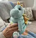 Stegosaurus Amigurumi Pattern step 1 - construction progress