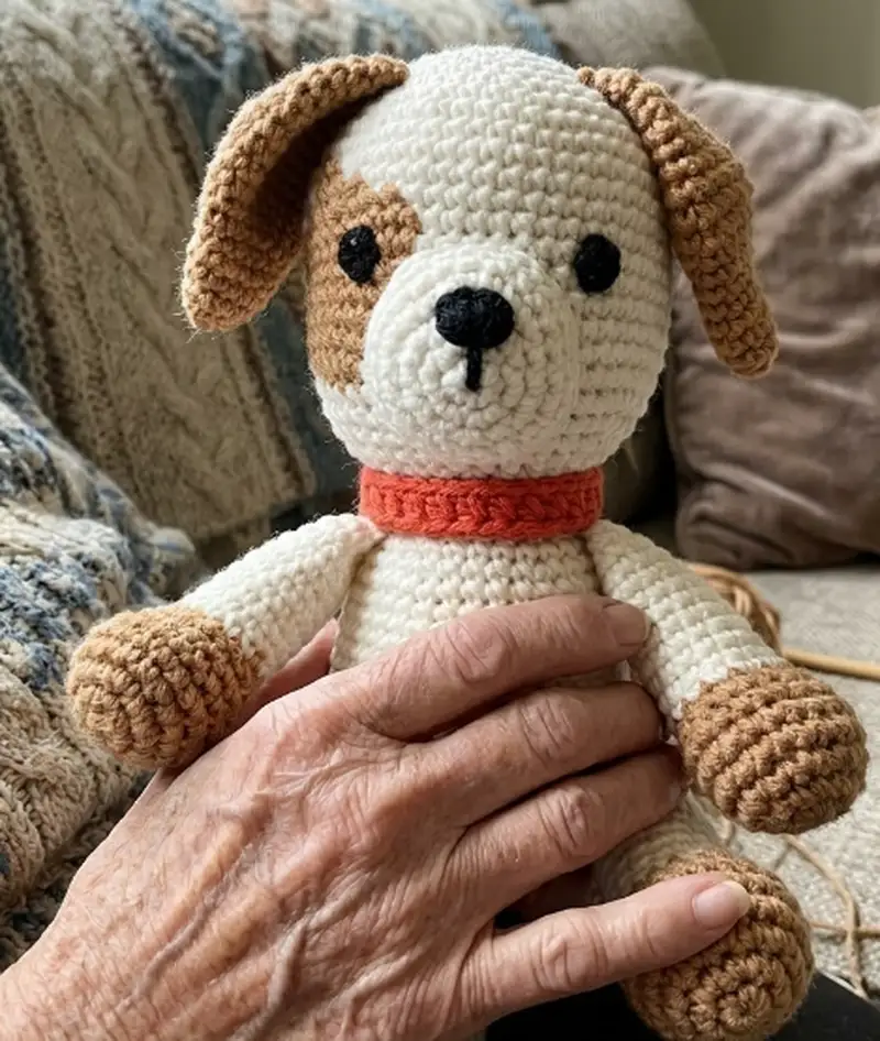 Complimentary Intermediate crochet pattern: Puppy Chip Amigurumi Pattern - Simple to follow guide