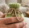 Magic Potion Amigurumi Pattern step 2 - assembly progress