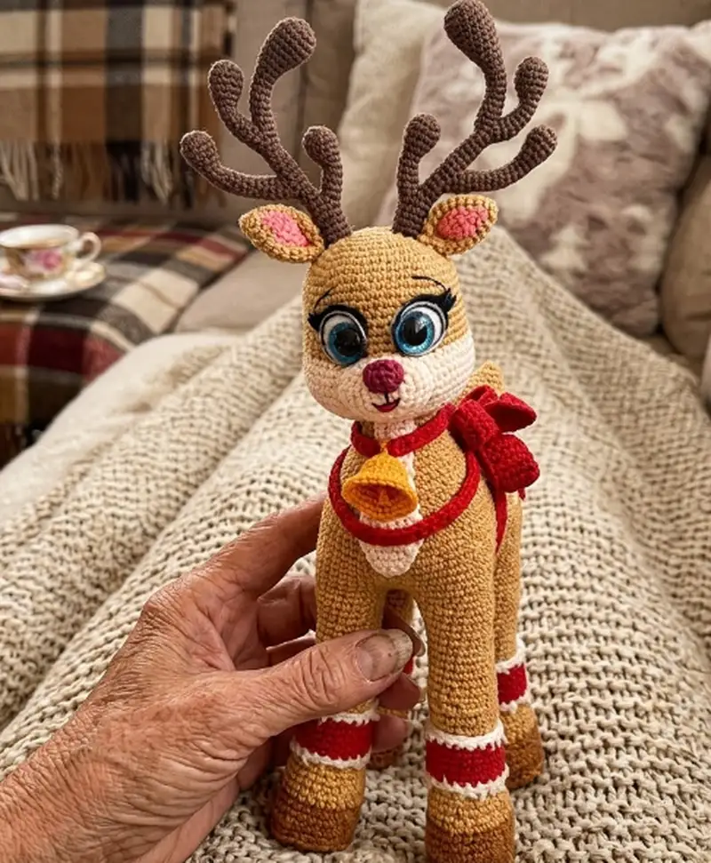 Complimentary Intermediate crochet pattern: Forest Deer Amigurumi Pattern - Simple to follow guide
