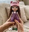 Mimosa Baby Amigurumi Pattern step 4 - final assembly and finishing