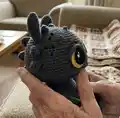 Dragon Toothless Amigurumi Pattern step 3 - details and accessories