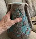 Corfu Bag Pattern step 2 - assembly progress