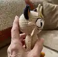 Meowth Amigurumi Pattern step 3 - details and accessories