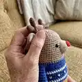 Minimals Deer Amigurumi Pattern step 2 - assembly progress