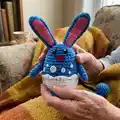 Azumarill Amigurumi Pattern step 4 - final assembly and finishing