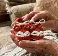 Fox Booties Pattern step 1 - construction progress
