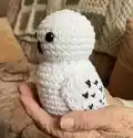 Hedwig The Owl Amigurumi Pattern step 3 - details and accessories