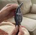 Bat Wall Hanging Pattern step 2 - assembly progress