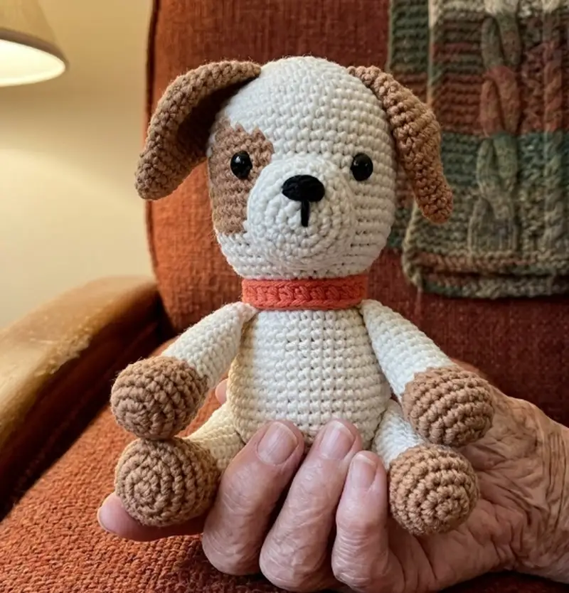Complimentary Intermediate crochet pattern: Puppy Chip Amigurumi Pattern - Simple to follow guide