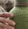 Magic Potion Amigurumi Pattern step 2 - assembly progress