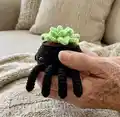 Planter Crochet Amigurumi Pattern step 3 - details and accessories