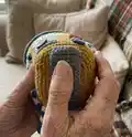 Pixie the Robot Amigurumi Pattern step 2 - assembly progress