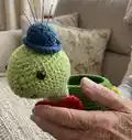 Turtle Bowl Amigurumi Pattern step 3 - details and accessories