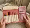 Crochet Hook Holder Pattern step 4 - final assembly and finishing