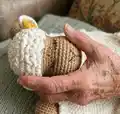 Sheep Security Blanket Amigurumi Pattern step 3 - details and accessories