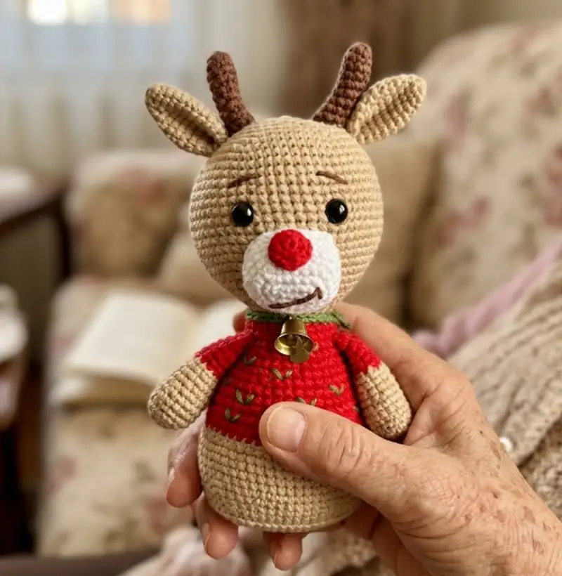 Complimentary Intermediate crochet pattern: Baby deer Amigurumi Pattern - Simple to follow guide