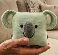 Pillow-koala Amigurumi Pattern step 1 - construction progress