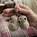 Positive Potato Amigurumi Pattern step 2 - assembly progress
