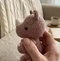 Pino Amigurumi Pattern step 2 - assembly progress