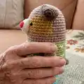 Minimals Dog Amigurumi Pattern step 2 - assembly progress
