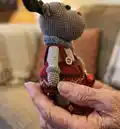 Reindeer Amigurumi Pattern step 2 - assembly progress