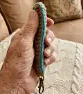 Highline Wristlet Keychain Pattern step 3 - details and accessories