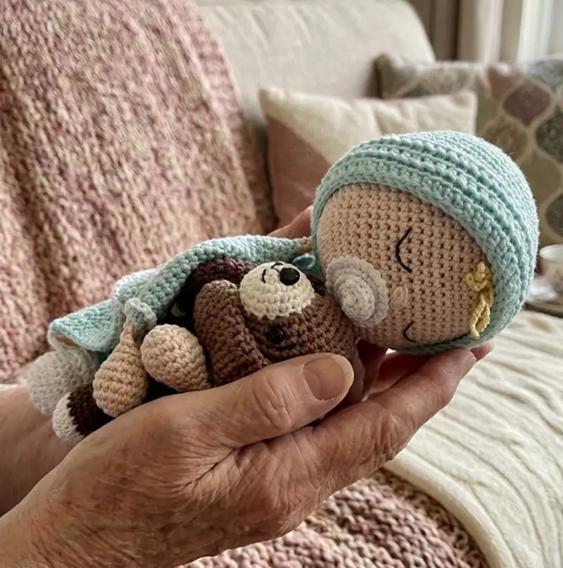 Complimentary Intermediate crochet pattern: Puppy Security Blanket Amigurumi Pattern - Simple to follow guide