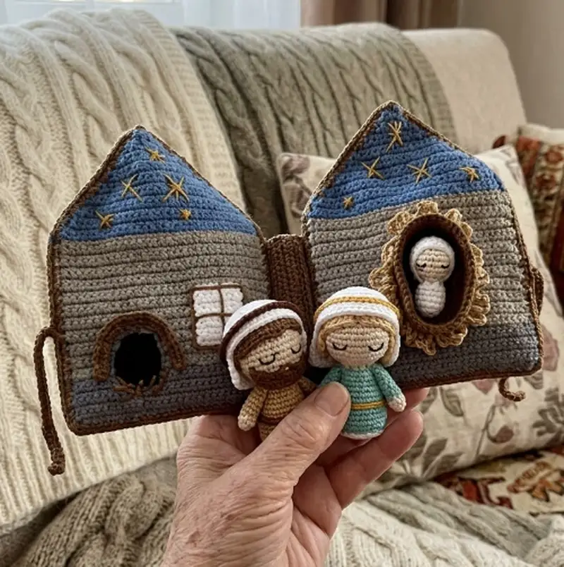 Quality crochet pattern: Nativity Book Amigurumi Pattern - Intermediate level guide with complete instructions