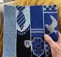 Ravenclaw Afghan Pattern step 4 - final assembly and finishing