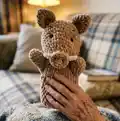 Boar Hand Puppet Amigurumi Pattern step 4 - final assembly and finishing