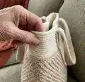 Spike Stitch Tote Bag Pattern step 3 - details and accessories