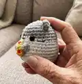 Hungry Hamsters Amigurumi Pattern step 2 - assembly progress