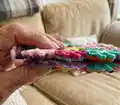 Crochet Flower Blanket Pattern step 3 - details and accessories