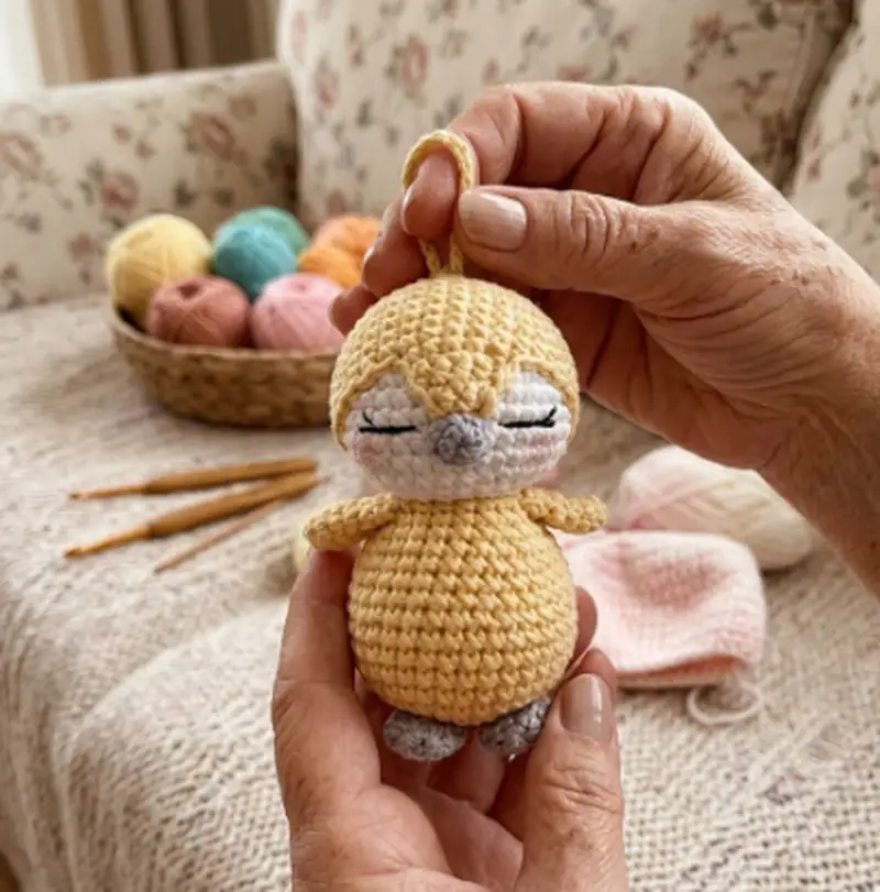 Quality crochet pattern: Keychain Mini Penguin Amigurumi Pattern - Intermediate level guide with complete instructions