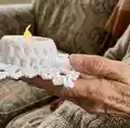 LED Tealight Holder Let it Snow Pattern step 3 - details and accessories