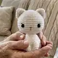 Kitty The little white kitten Amigurumi Pattern step 4 - final assembly and finishing