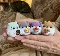 Hungry Hamsters Amigurumi Pattern step 4 - final assembly and finishing