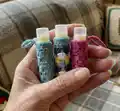 Handy Dandy Lip Balm Holder Pattern step 2 - assembly progress