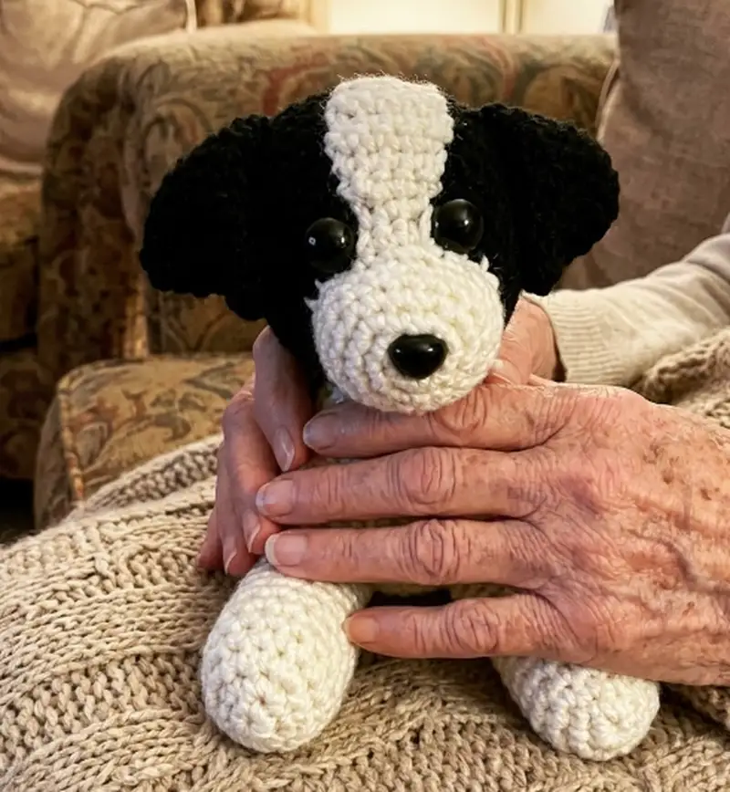 Complimentary Beginner Friendly crochet pattern: Tip The Border Collie Amigurumi Pattern - Simple to follow guide