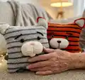 Pillow-Cat Amigurumi Pattern step 4 - final assembly and finishing