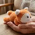 My little Fox Amigurumi Pattern step 1 - construction progress