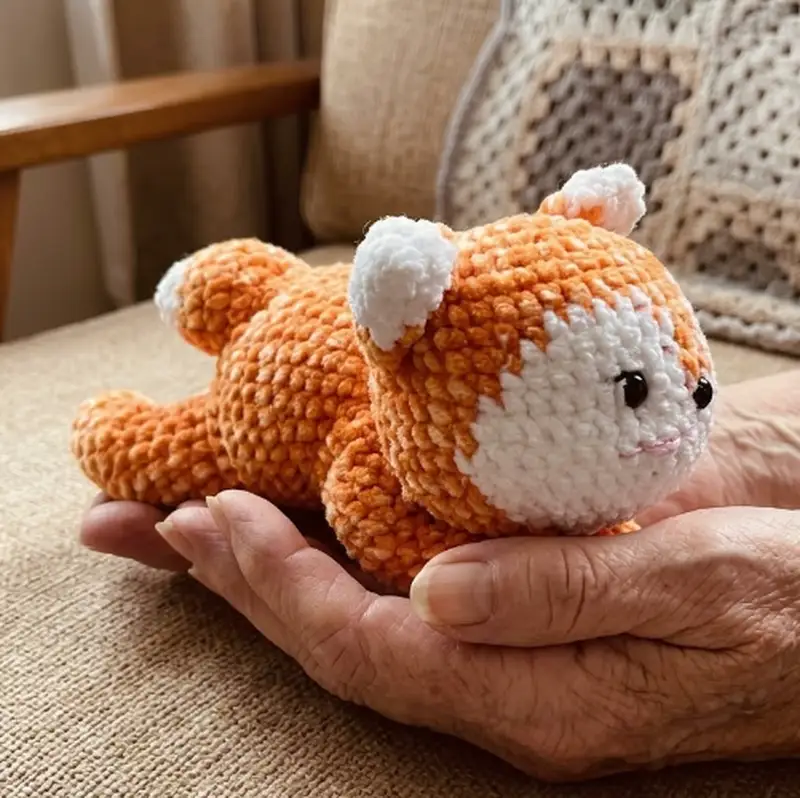 Complimentary Intermediate crochet pattern: My little Fox Amigurumi Pattern - Simple to follow guide