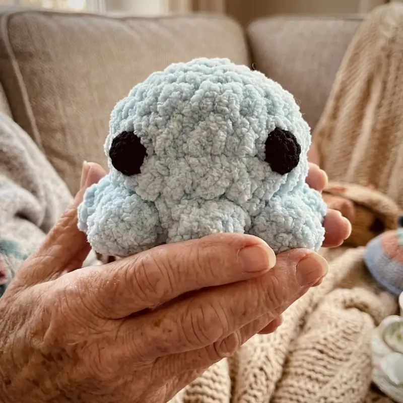 Complimentary Beginner Friendly crochet pattern: Mini Chubby Baby Octopus Amigurumi Pattern - Simple to follow guide