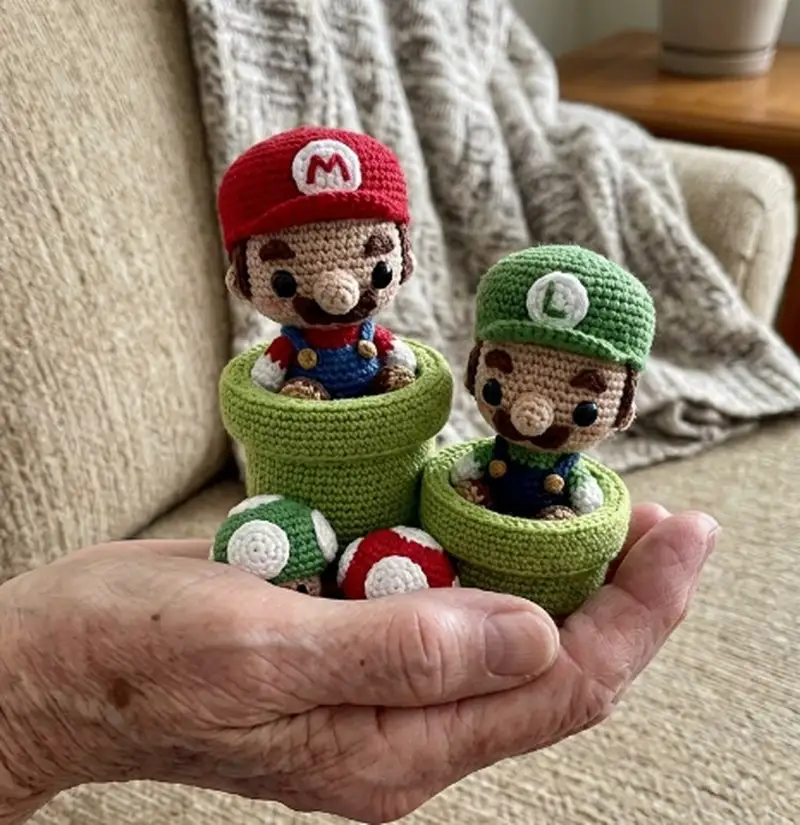 Complimentary Intermediate crochet pattern: Plumbers and Pipes Amigurumi Pattern - Simple to follow guide