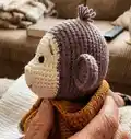 Joe Amigurumi Pattern step 2 - assembly progress