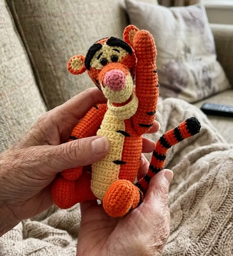 Complimentary Intermediate crochet pattern: Tigger Amigurumi Pattern - Simple to follow guide