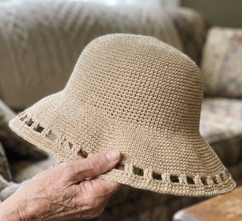 Complimentary Beginner Friendly crochet pattern: Crochet Summer Sun Hat Pattern - Simple to follow guide