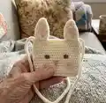 Bunny Bag Pattern step 1 - construction progress