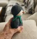 Penguin Amigurumi Pattern step 2 - assembly progress